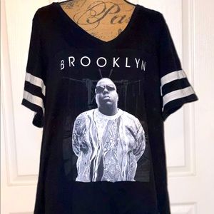 Notorious BIG football t-shirt